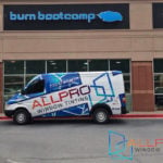 Commercial Window Tint at Burn Boot Camp | All Pro Window Tinting